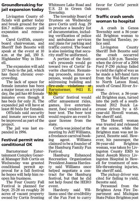 Barnstormer Entertainment Complex - Aug 2014 Plan To Raise Funds For Renovation (newer photo)